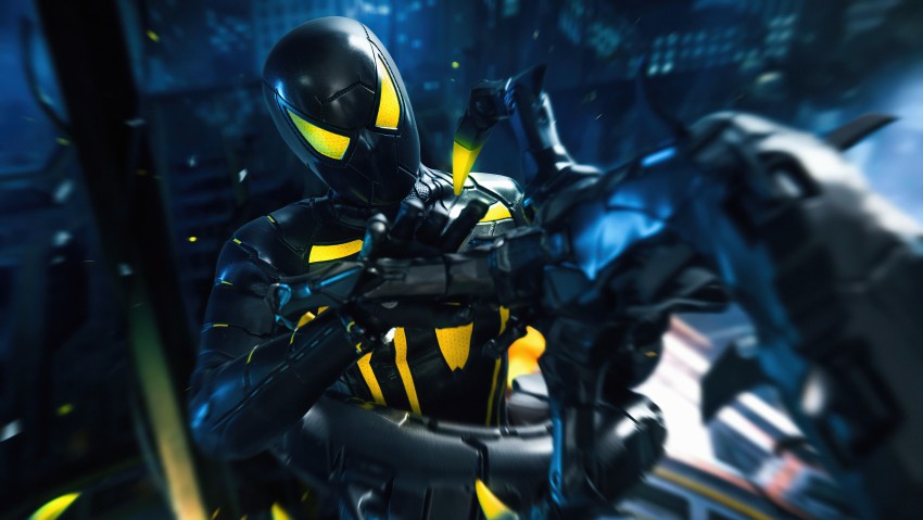 Spider Man Anti Ock Suit 5K Wallpaper