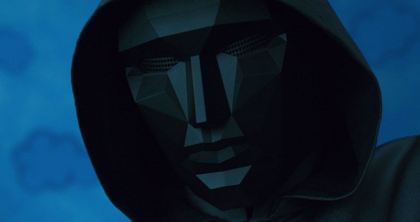 Ultra HD Squid Game Black Mask Player 4K Wallpaper