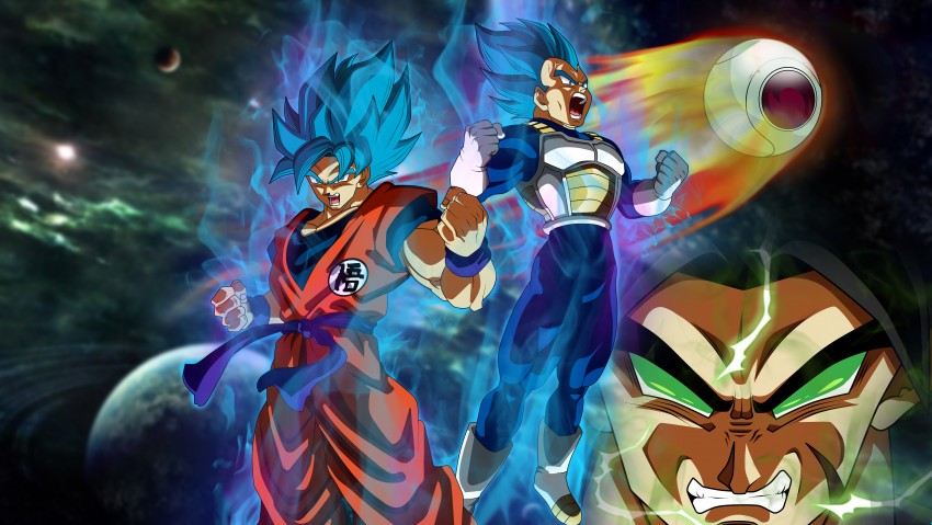 Vegeta & Goku Dragon Ball Super 8K Wallpaper