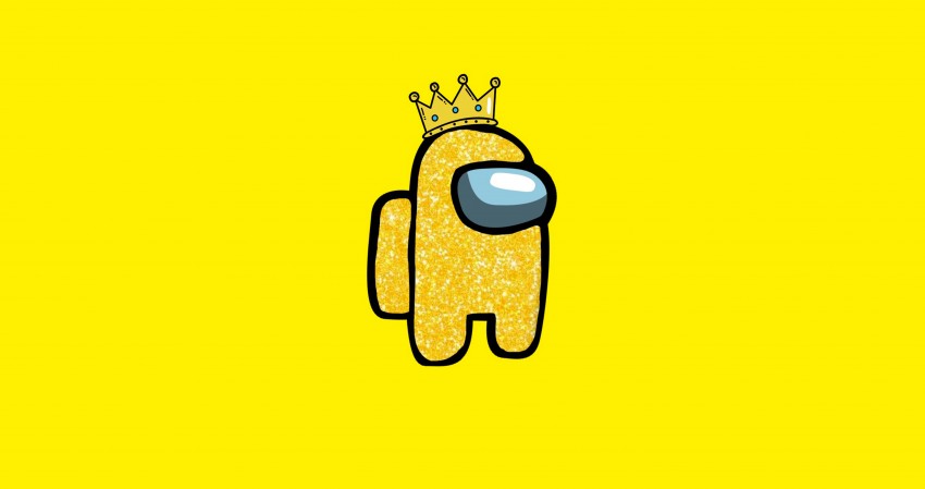 Yellow Among Us 4K Wallpaper