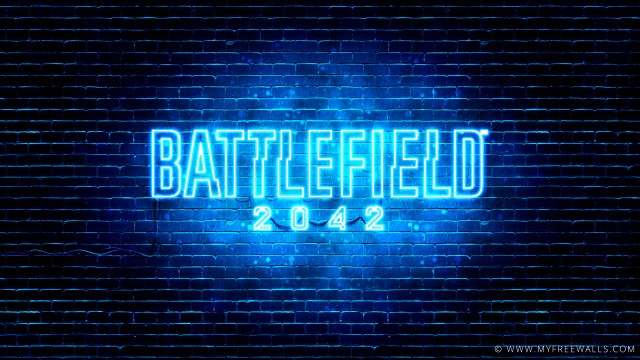 8K Blue Battlefield 2042 Wallpaper Background