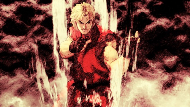 Street Fighter Anime Ken Masters 5K Wallpaper