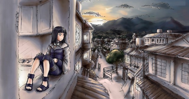 4K Hyuga Hinata Naruto Anime Manga Wallpaper