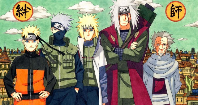 4K Naruto and Kakashi Anime Manga Wallpaper