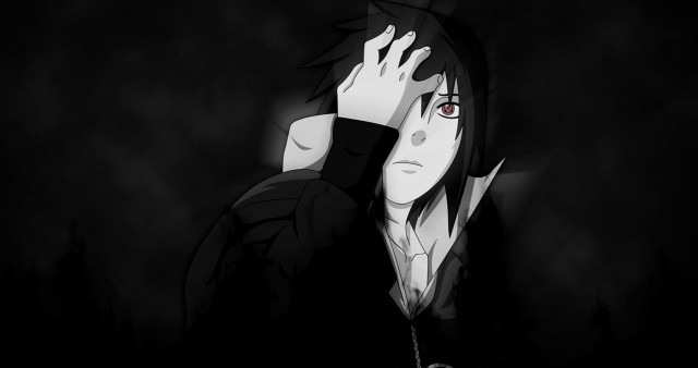 Sasuke Uchiha Naruto Black 4K Wallpaper
