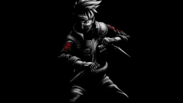 Kakashi Hatake Naruto Black HD Wallpaper
