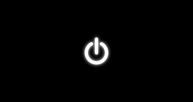 Black And White Power On Off 4K Wallpaper