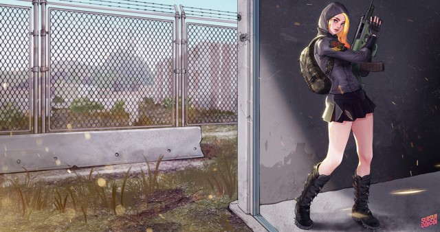 4K PUBG Games Female Character Wallpaper