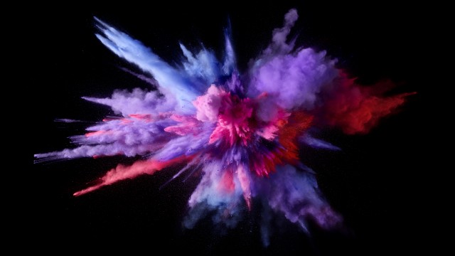 Ultra HD Mac OS Sierra Powder Explosion Wallpaper