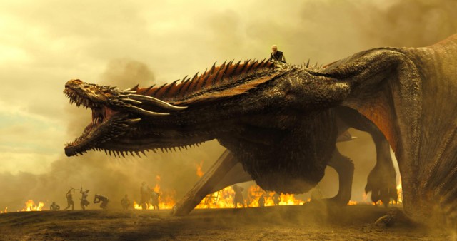 Game Of Thrones Dragon And Khaleesi 4K Wallpaper