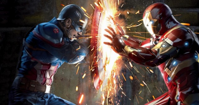 Captain America Vs Iron Man Civil War 4K Wallpaper
