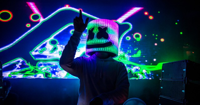 Colorful DJ Marshmello 4K Wallpaper