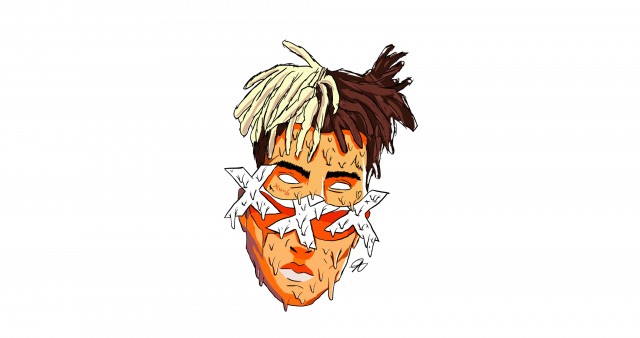 XXXTentacion Face Artwork 4K Wallpaper