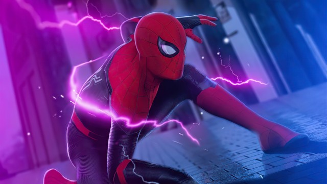 Spider Man Superhero Artwork 5K Wallpaper
