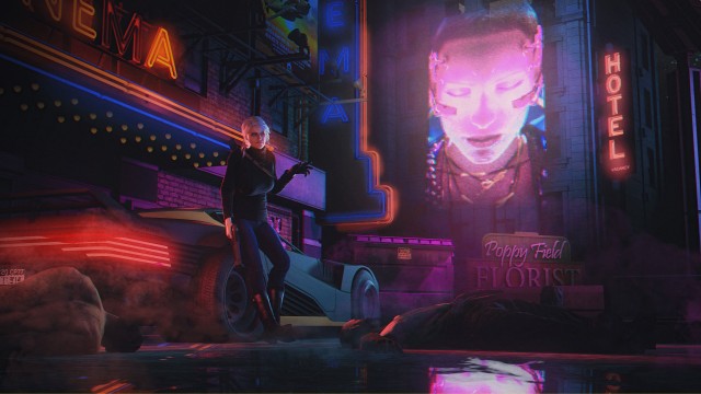 Ciri Cyberpunk Game 5K Wallpaper