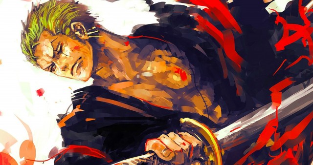 4K Roronoa Zorro One Piece Artwork Wallpaper