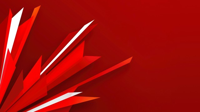 Red Abstract 5K Wallpaper