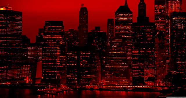 Red City 4K Wallpaper