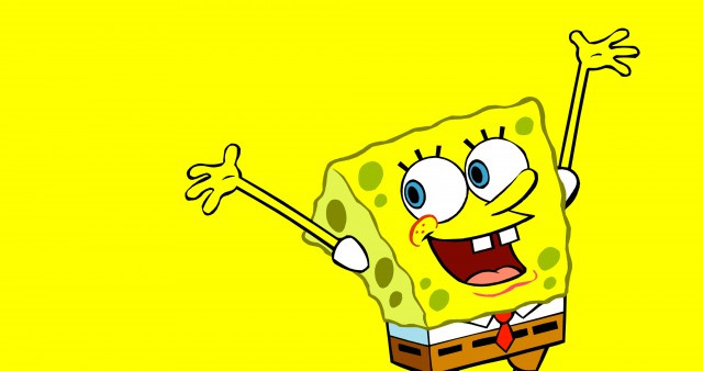 4K Spongebob Squarepants Happy Character Wallpaper