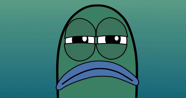 4K SpongeBob Lifeguard Face Wallpaper