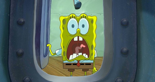 Spongebob Screaming Face 4K Wallpaper