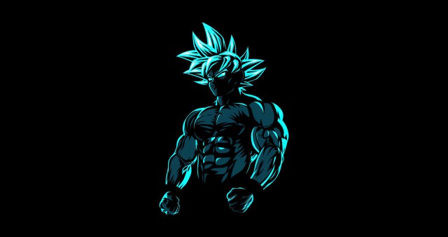 Ultra HD Blue Goku Dragon Ball Anime 4K Wallpaper