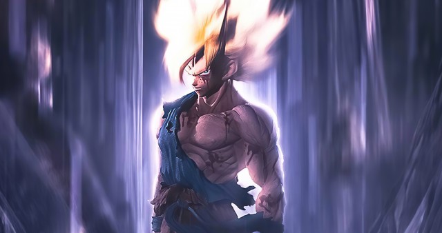 Ultra HD Dragon Ball Z Goku Anime Artwork 4K Wallpaper