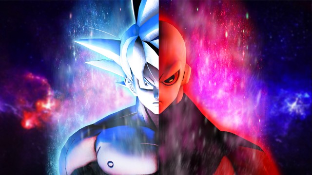 Dragon Ball Goku Vs Jiren Ultra Instinct 5K Wallpaper