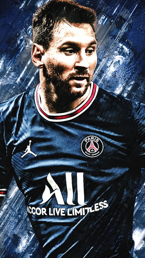 4k Mobile Leo Messi PSG Wallpaper