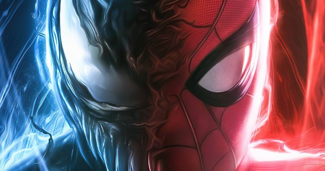 Spider Man X Venom 4K Wallpaper