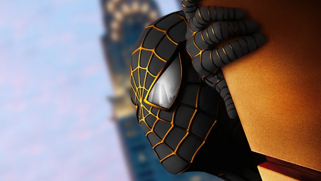 Spider Man Black And Gold 5K Wallpaper