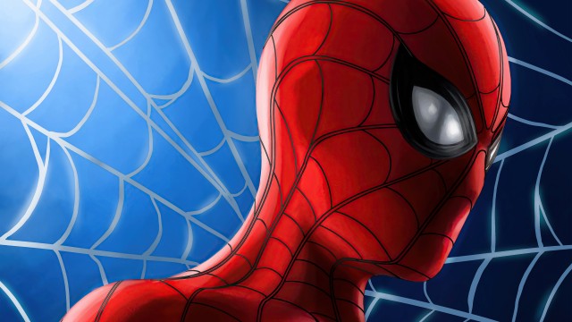 HD Spider Man Face Artwork Wallpaper