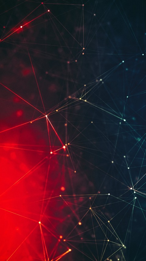 Neural Network Minimalism Abstract 4k Mobile Wallpaper