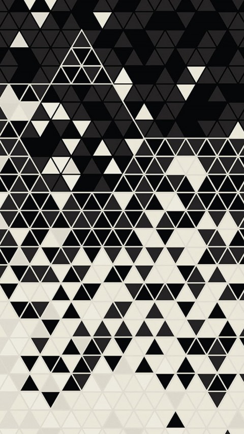 Triangles Pattern Abstract Wallpaper Mobile