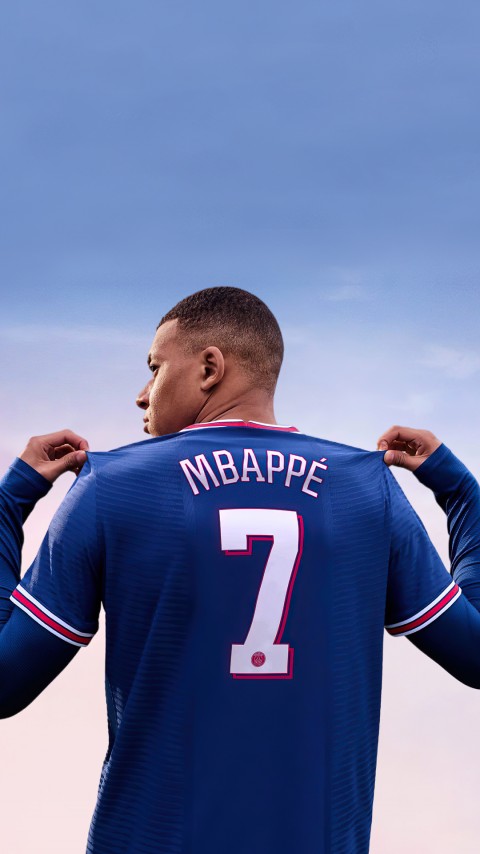 Fifa 22 Kylian Mbappe Player Wallpaper Mobile