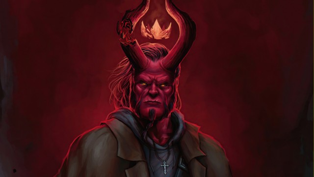 Hellboy Broken Horn 5K Background