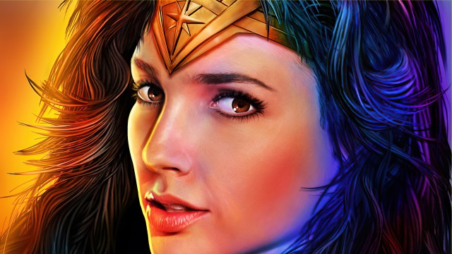 Wonder Woman Portrait Art 5K Wallpaper