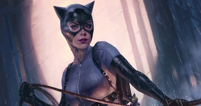 Catwoman Comic Art Picture Background