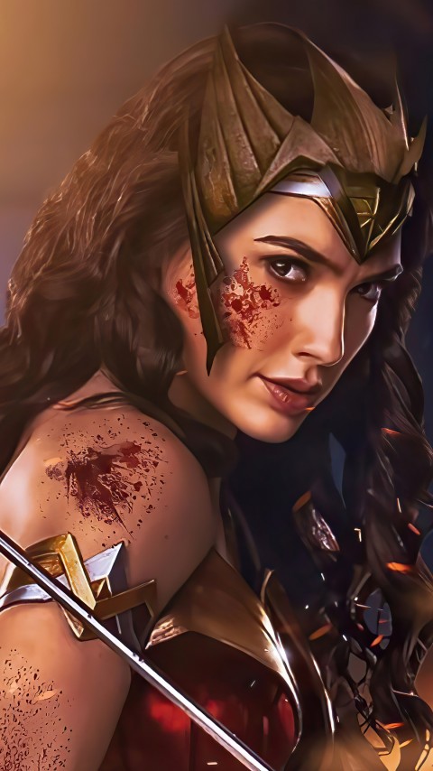 Wonder Woman Blood Bath Wallpaper For Phone