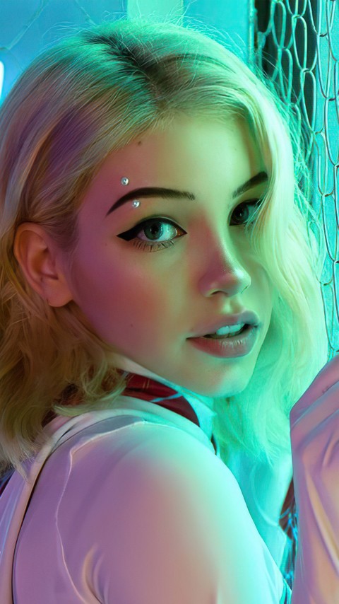 Gwen Stacy Cosplay Mobile Wallpaper