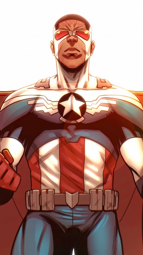 Captain America Fan Art Cover Wallpaper Mobile