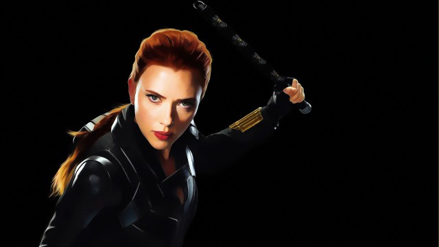 Black Widow Scarlett Johansson 5K Wallpaper