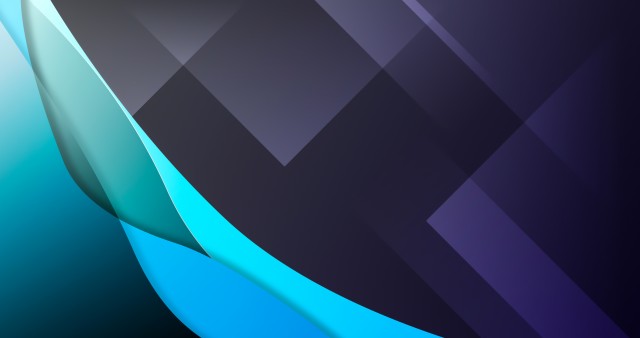 Blue Curtain Shapes HD Wallpaper