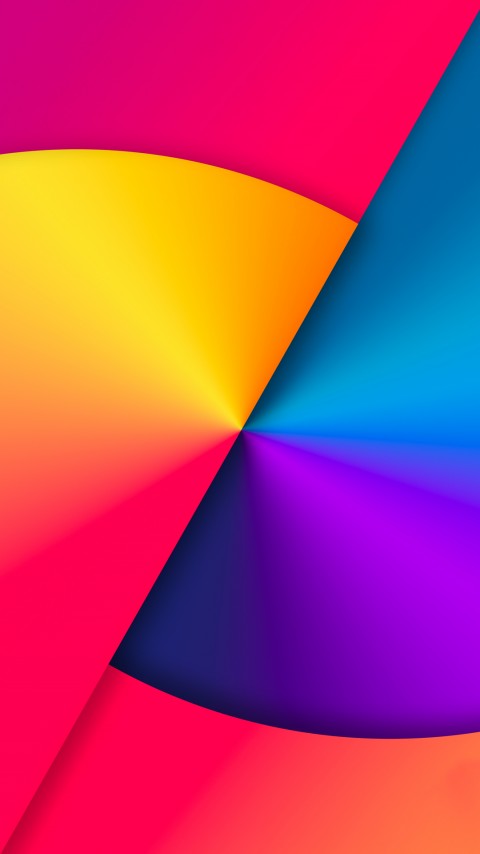 Download Cross Rainbow Gradient Wallpaper For Mobile
