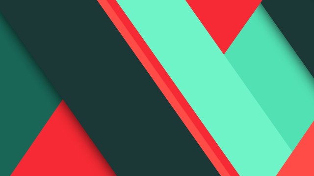 Mint Geometry Lines 5K Wallpaper