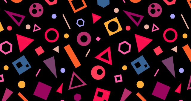 Colorful Mix shapes HD Wallpaper Background