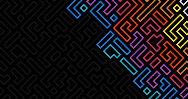 Minimalistic Neon Lines HD Wallpaper Background