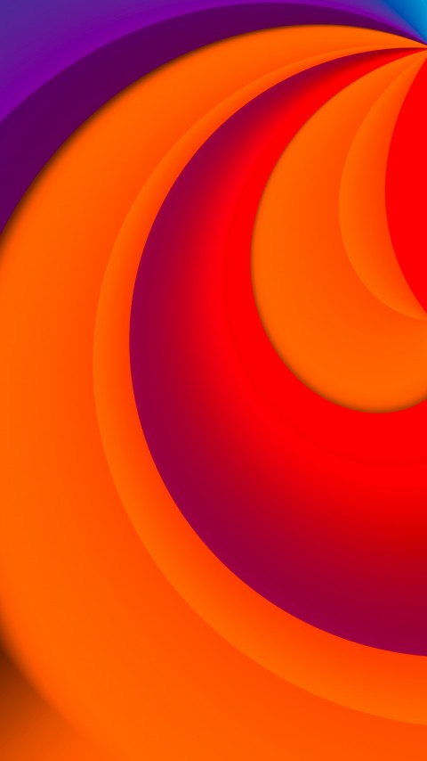 HD orange Flower Abstract Mobile Wallpaper