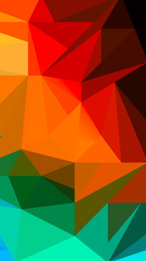 Polygon Colorful Wallpaper For Phone