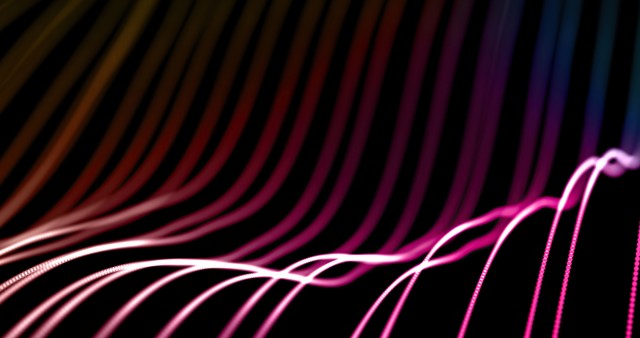 Red Wavy Lines Picture Wallpaper Background